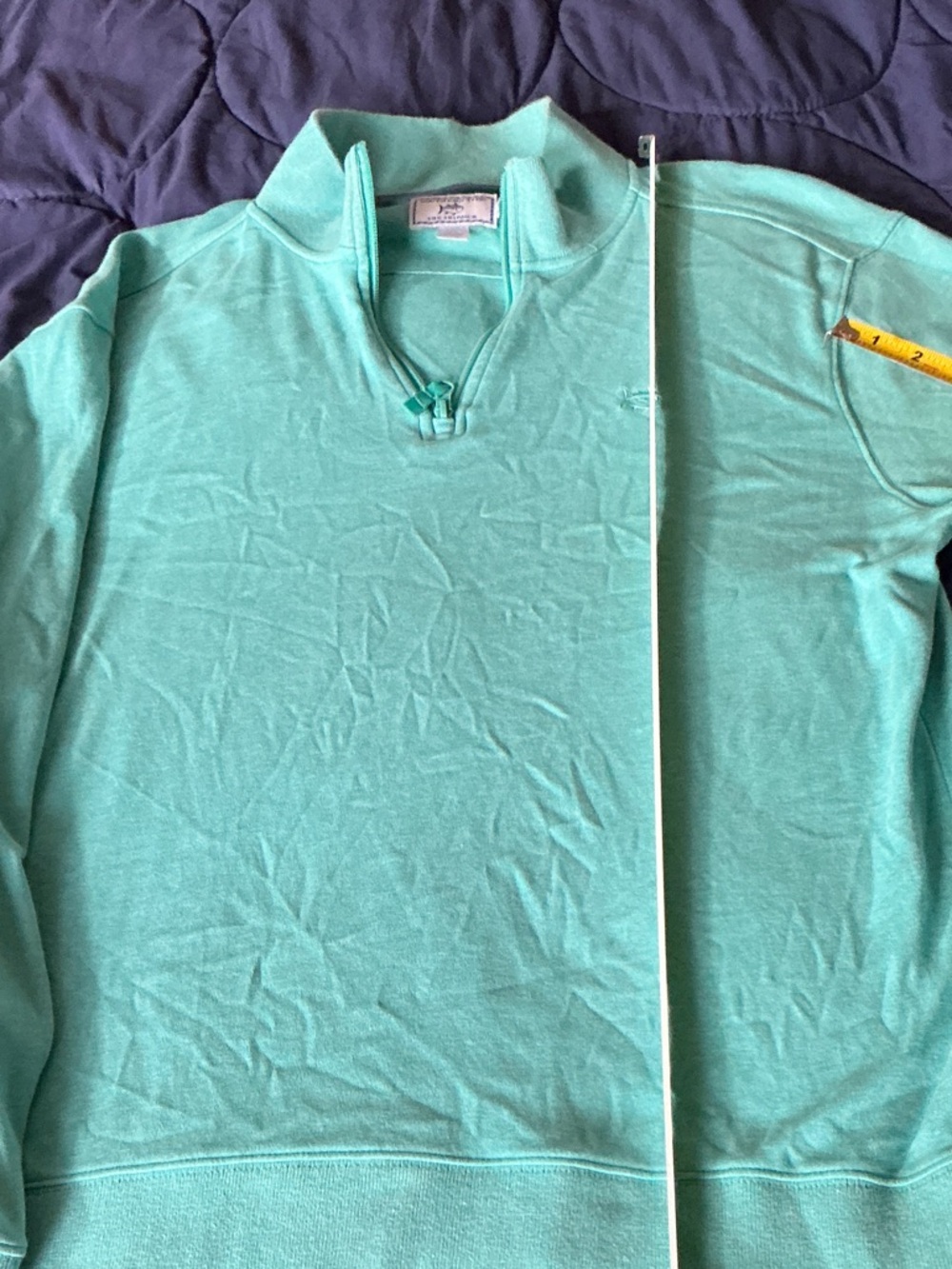 Southern Tide Teal Half-Zip Sweatshirt